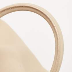Saint Laurent Beige Leather Small Cabas Chyc Tote