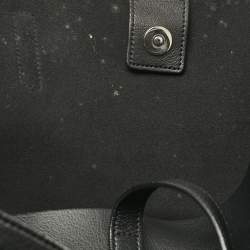 Saint Laurent Black Leather Fringe Large Shopper Tote