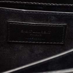 Saint Laurent Black Leather Medium Sunset Chain Shoulder Bag