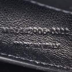 مملوكة مسبقًا Saint Laurent Black Leather Medium Sunset Flap Shoulder Bag