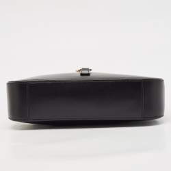 Saint Laurent Black Leather LE 5 À 7 Shoulder Bag