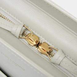 Saint Laurent Paris White Leather Small Eastside Handbag