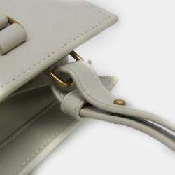 Saint Laurent Paris White Leather Small Eastside Handbag