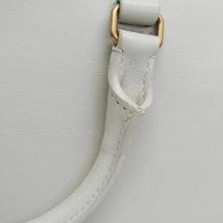 Saint Laurent Paris White Leather Small Eastside Handbag