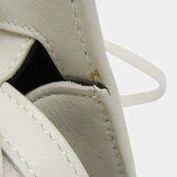 Saint Laurent Paris White Leather Small Eastside Handbag