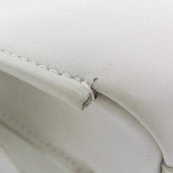 Saint Laurent Paris White Leather Small Eastside Handbag