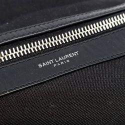 Saint Laurent Paris Black Fabric City Backpack Bag