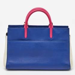 Saint Laurent Multicolor Leather Rive Gauche Cabas Small Tote