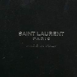 Pre Owned Saint Laurent Black Leather Small Classic Sac De Jour Tote