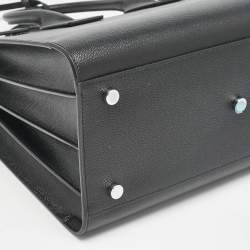 Pre Owned Saint Laurent Black Leather Small Classic Sac De Jour Tote