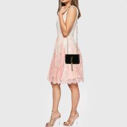 Saint Laurent Black Patent Leather Small Kate Tassel Crossbody Bag