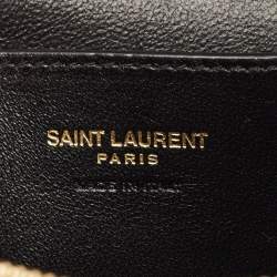 مملوكة مسبقًا Saint Laurent Black Quilted Leather Gaby Vanity Bag