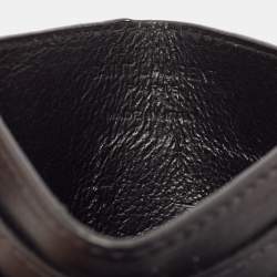 Saint Laurent Black Leather Card Case