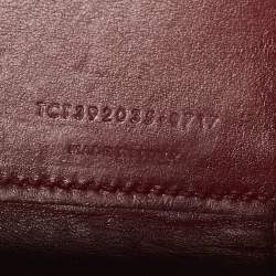 Pre Owned Saint Laurent Red Croc Embossed Leather Nano Classic Sac De Jour Tote