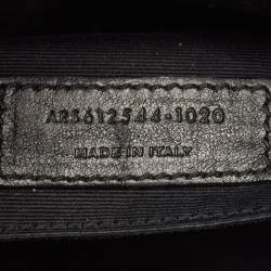 Saint Laurent Black Matelassé Leather Lou Camera Crossbody Bag