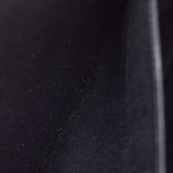 Saint Laurent Black Leather Sweet Dreams Top Zip Pouch