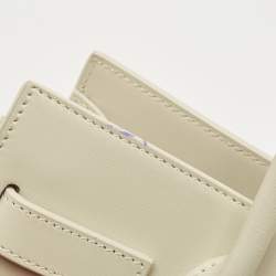 Pre Owned Saint Laurent White Leather Baby Classic Sac De Jour Tote