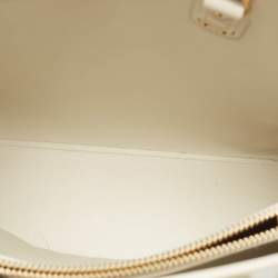 Pre Owned Saint Laurent White Leather Baby Classic Sac De Jour Tote