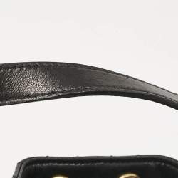 Saint Laurent Black Quilted Leather Emmanuelle Bucket Drawstring Bag