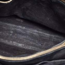Saint Laurent Black Leather Medium Sac De Jour Tote