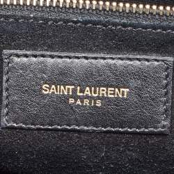 Saint Laurent Black Leather Medium Sac De Jour Tote