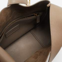 Saint Laurent Beige Leather Small LE 5 À 7 Shoulder Bag