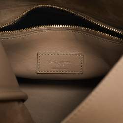 Saint Laurent Beige Leather Small LE 5 À 7 Shoulder Bag