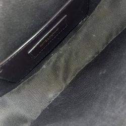 Saint Laurent Paris Brown Canvas and Leather Coeur Bag