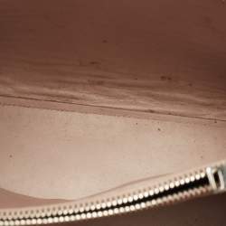 Saint Laurent Old Rose Croc Embossed Leather Baby Classic Sac De Jour Tote