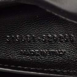 Saint Laurent Black Python and Leather Betty Studded Shoulder Bag