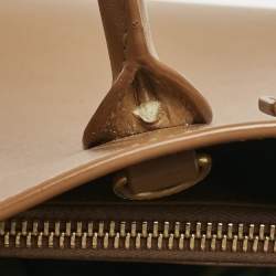Saint Laurent Brown Leather Baby Classic Sac De Jour Tote