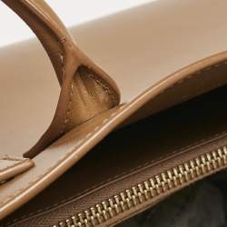 Saint Laurent Brown Leather Baby Classic Sac De Jour Tote