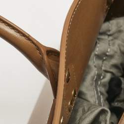 Saint Laurent Brown Leather Baby Classic Sac De Jour Tote