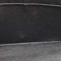 Saint Laurent Black Leather Small Monogram Kate Chain Bag