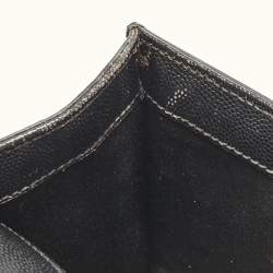 Saint Laurent Black Leather Small Monogram Kate Chain Bag
