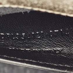 Saint Laurent Gold Leather Small Kate Chain Bag