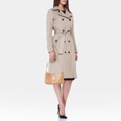 Saint Laurent Tan Leather LE 5 À 7 Shoulder Bag