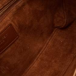 Saint Laurent Tan Leather LE 5 À 7 Shoulder Bag