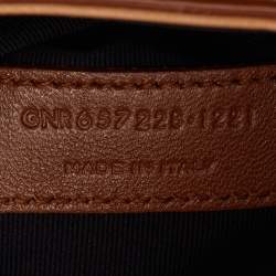 Saint Laurent Tan Leather LE 5 À 7 Shoulder Bag