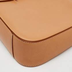 Saint Laurent Tan Leather LE 5 À 7 Shoulder Bag