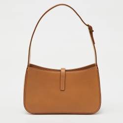 Saint Laurent Tan Leather LE 5 À 7 Shoulder Bag