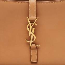 Saint Laurent Tan Leather LE 5 À 7 Shoulder Bag