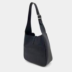 Saint Laurent Paris Black Leather LE 5 A 7 Small Hobo Bag