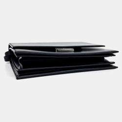 Saint Laurent Paris Black Leather Babylon Top Handle Shoulder Bag