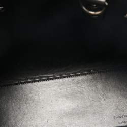 Saint Laurent Black Camo Suede and Leather Nano Classic Sac De Jour Tote