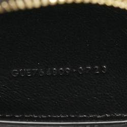 Saint Laurent Black Matelasse Carre Leather Cassandre Camera Bag