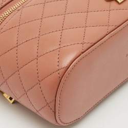Saint Laurent Barely Pink Quilted Leather Gaby Vanity Bag
