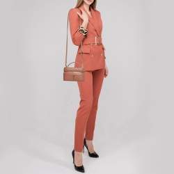 Saint Laurent Barely Pink Quilted Leather Gaby Vanity Bag