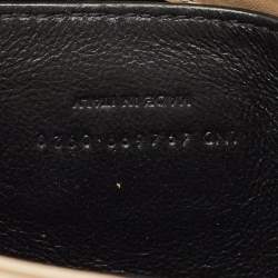Saint Laurent Beige Matelassé Leather Small Loulou Shoulder Bag