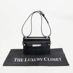 Saint Laurent Black Patent Leather Mini Manhattan Shoulder Bag